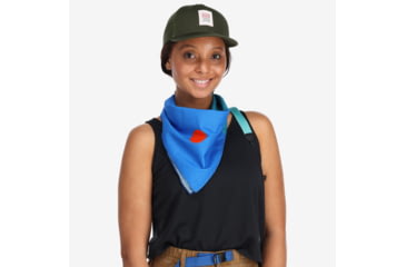Image of Topo Designs Bandana - Womens, Landscape Blue, 1523838189621