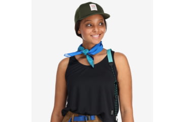 Image of Topo Designs Bandana - Womens, Landscape Blue, 1523838189621