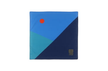 Image of Topo Designs Bandana - Womens, Landscape Blue, 1523838189621