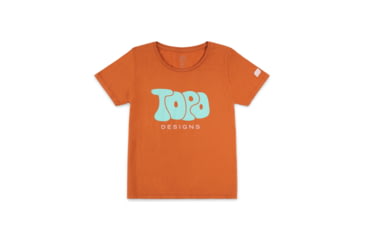 Image of Topo Designs Bubble Topo Tee - Womens, Clay, 6774296903733