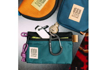 Image of Topo Designs Carabiner, 3 Pack, Black/Red/Blue, 6561947287605