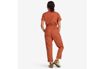 Image of Topo Designs Dirt Coverall - Womens, Extra Small, Brick, 6901365801013