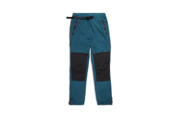 Image of Topo Designs Fleece Pants - Mens, Pond Blue/Black, 3722587799605