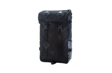 Image of Topo Designs Klettersack Leather, Ballistic Black/Black Leather, 7090292916277