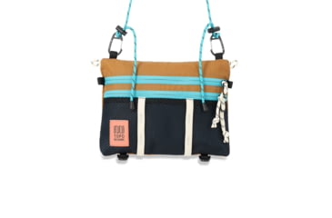 Image of Topo Designs Mountain Accessory Shoulder Bsags, Khaki/Pond Blue, 6631439433781