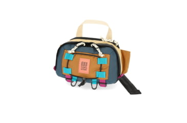 Image of Topo Designs Mountain Hip Packs, Khaki/Pond Blue, 6631436779573