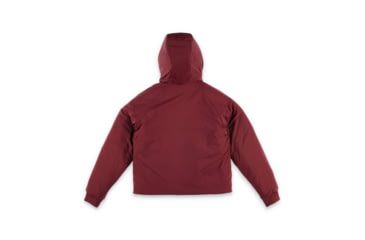 Image of Topo Designs Mountain Puffer Hoodie - Womens, Burgundy, 7090322440245