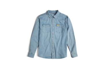 Image of Topo Designs Mountain Shirt Long Sleeve Denim - Mens, 7939419504693