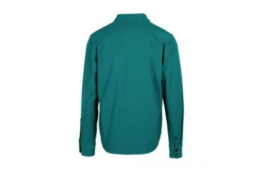 Image of Topo Designs Mountain Solid Shirt - Men's,Twill Flannel, Straight Fit, Teal, Small TDMMSSLF19TLSM