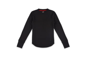 Image of Topo Designs Tech Knit Tee Long Sleeve - Womens, Black, XS, 6668489752629