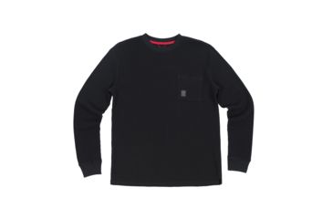 Image of Topo Designs Waffle Tee Long Sleeve, Black, Large TDMWTLSF19BKLG