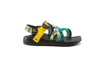 Image of Topo Designs X Chaco Zx/1 Sandal - Mens, Turquoise/Yellow, 5662110343