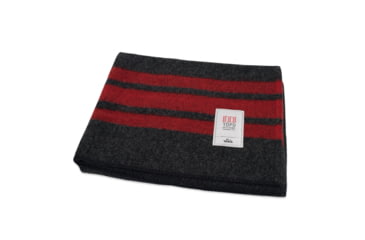 Image of Topo Designs X Woolrich Camp Blanket, Black, 75989057543