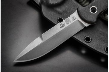Image of TOPS Knives El Pionero Blackout Edition Fixed Blade Knife, 3.38in, 1095 Steel, Black G10 Handle, ELPO-03