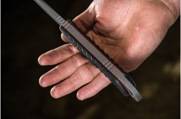Image of Tops Knives Apache Dawn Rockies Edition Fixed Blade Knife, 6.75 in, Tumble Blade Finish, 1095 RC 56-58 Steel, Black G10 Handle APAD-02