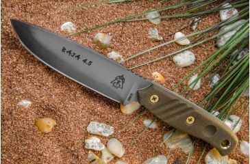 Image of Tops Knives BAJA 4.5 Fixed Blade Knife, Brown, 4.88in, BAJA4.5-02