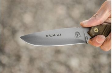 Image of Tops Knives BAJA 4.5 Fixed Blade Knife, Brown, 4.88in, BAJA4.5-02