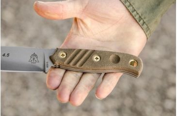 Image of Tops Knives BAJA 4.5 Fixed Blade Knife, Brown, 4.88in, BAJA4.5-02