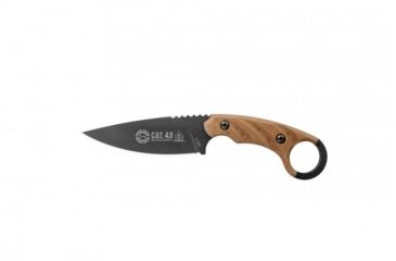 Image of Tops Knives C.U.T 4.0 Fixed Blade Knife, Brown, 4.25in, CUT-40