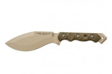 Image of Tops Knives Cuma Tak-Ri 3.5 Fixed Blade Knife, Olive Drab, 7in, CUMATK-3.5
