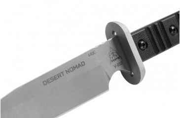 Image of Tops Knives Desert Nomad Fixed Blade Knife, w/G10 handle, Black, 6.5in, DMAD-01