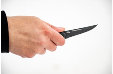 Image of TOPS Knives El Pionero Blackout Edition Fixed Blade Knife, 3.38in, 1095 Steel, Spear Point, Black G10 Handle, ELPO-03