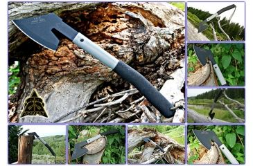 Image of Tops Knives FAX Fast Axe 2,High Carbon Steel Blade,Black And Gray Handle TPFAX02