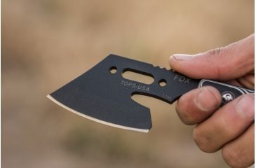 Image of Tops Knives FDX Mini Axe 18 Fixed Blade Knife, Black, 2.75in, FDX-18
