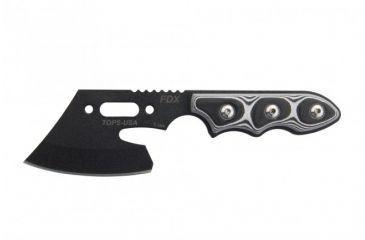 Image of Tops Knives FDX Mini Axe 18 Fixed Blade Knife, Black, 2.75in, FDX-18