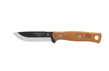 Image of TOPS Knives Fieldcraft 3.5 Fixed Blade Knife, 3.75in, 1095 RC 56-58 Steel Blade, Tan Canvas Micarta Handle, MBROS-01