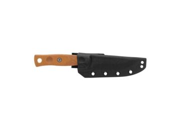 Image of TOPS Knives Fieldcraft 3.5 Fixed Blade Knife, 3.75in, 1095 RC 56-58 Steel Blade, Tan Canvas Micarta Handle, MBROS-01