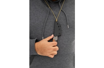 Image of TOPS Knives Frog Market Special Mini Fixed Blade Knife, 3.25in, 1095 Steel, Wharncliffe, Tan Canvas Micarta Handle, FMSM-02