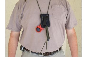 Image of Tops Knives Hoffman Harpoon Fixed Blade Knife, w/Lansky, P-38, Firestarter Rod, Black, 2.25in, HOFHAR-01