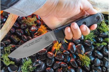 Image of Tops Knives Idaho Hunter Fixed Blade Knife, Snake River Edition, Black, 4.75in, TIH-03