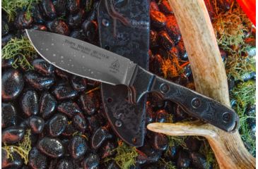Image of Tops Knives Idaho Hunter Fixed Blade Knife, Snake River Edition, Black, 4.75in, TIH-03