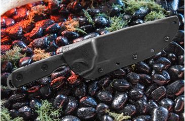 Image of Tops Knives Idaho Hunter Fixed Blade Knife, Snake River Edition, Black, 4.75in, TIH-03