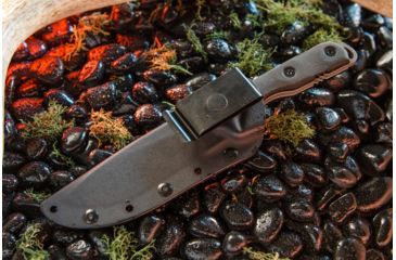 Image of Tops Knives Idaho Hunter Fixed Blade Knife, Snake River Edition, Black, 4.75in, TIH-03