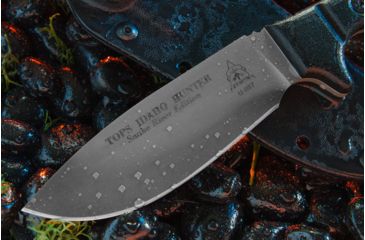 Image of Tops Knives Idaho Hunter Fixed Blade Knife, Snake River Edition, Black, 4.75in, TIH-03