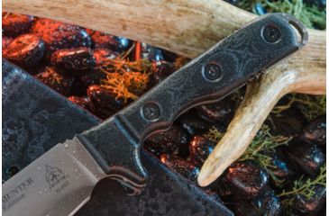 Image of Tops Knives Idaho Hunter Fixed Blade Knife, Snake River Edition, Black, 4.75in, TIH-03