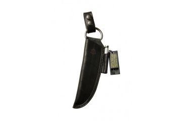 Image of Tops Knives Leather Dangler-Style Sheath, w/Firesteel and Survival Whistle, Black, Right Hand, SHL-BUSH-LH
