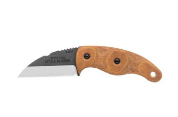 Image of Tops Knives Little Bugger Fixed Blade Knife, Tan, 2.38 in LILB-01
