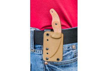 Image of Tops Knives Little Bugger Fixed Blade Knife, Tan, 2.38 in, LILB-01