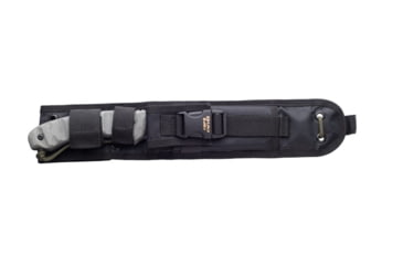 Image of Tops Knives Longhorn Bowie Micarta Fixed Blade Knife, w/Black River Wash and RMT, Black, 6.75in, LONGB-06