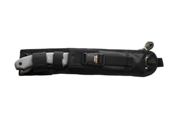 Image of Tops Knives Longhorn Bowie Micarta Fixed Blade Knife, w/Black River Wash, Black, 6.75in, LONGB-05