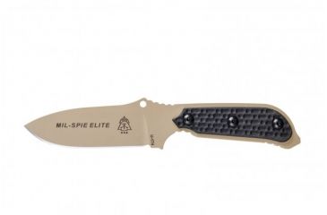 Image of Tops Knives Mil-Spie3 Elite Fixed Blade Knife, Black, 4in, MIL3-Elite-BLM