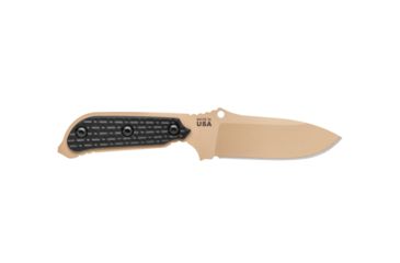 Image of Tops Knives Mil-Spie3 Elite Fixed Blade Knife, Black, 4in, MIL3-Elite-BLM