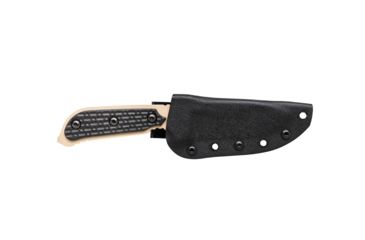 Image of Tops Knives Mil-Spie3 Elite Fixed Blade Knife, Black, 4in, MIL3-Elite-BLM