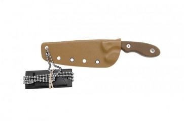 Image of Tops Knives Mini Scandi Rockies Edition Fixed Blade Knife, Brown, 3in, MSK-TBF