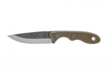 Image of Tops Knives Mini Scandi Rockies Edition Fixed Blade Knife, Brown, 3in, MSK-TBF
