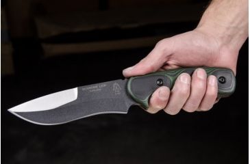 Image of Tops Knives Mountain Lion Fixed Blade Knife, Green, 5.5in, MTLN-01